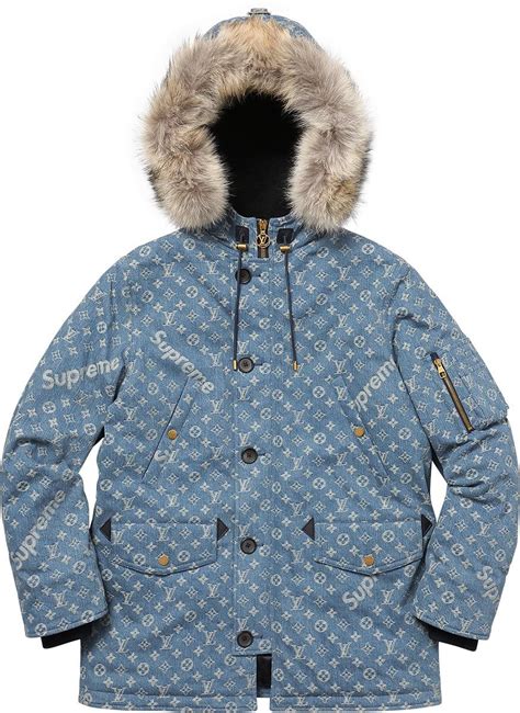 parka louis vuitton x supreme|supreme x louis vuitton.